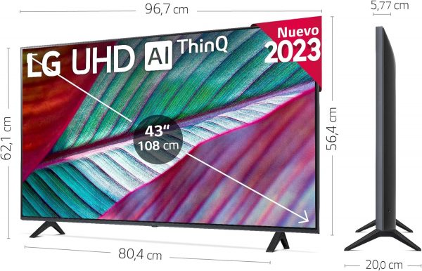 LG 43UR78006LK 43" 4K | webOS23, Serie 78, Alexa/Google Assistant | Top Ventas - Imagen 4