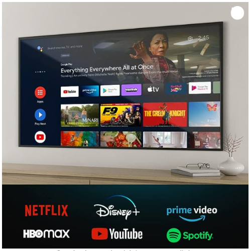 Cecotec Smart TV de 65" TV V1. QLED ULTRA HD, Resolución 4K UHD, Sistema Operativo Android 11, Diseño Frameless - Imagen 2