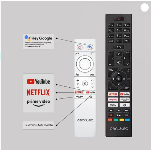 Cecotec Smart TV de 65" TV V1. QLED ULTRA HD, Resolución 4K UHD, Sistema Operativo Android 11, Diseño Frameless - Imagen 3